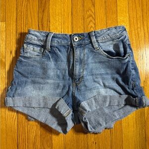 Arizona Jean Co. Juniors Small High-Waisted Cuffed Shorts